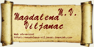 Magdalena Viljanac vizit kartica